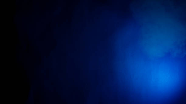 istock Blue abstract background with natural paper texture and light from one side 1438410310