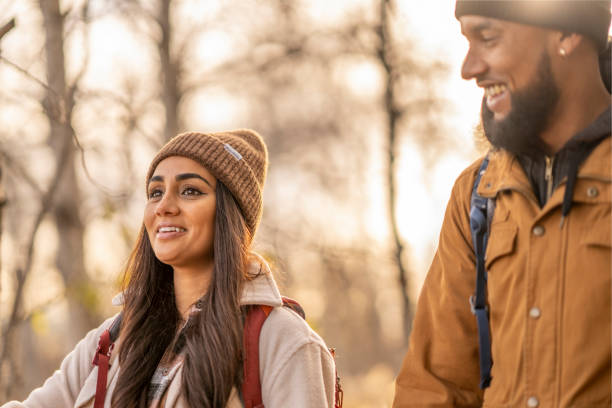 istock Couple Hiking Together 1438422488
