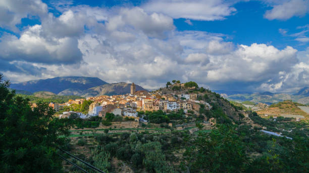 istock Panoramic view of Polop de la Marina next to Benidorm 1438426184