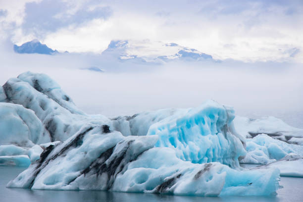 istock Big Floating Icebergs in Jokulsarlon, Iceland 1438437577