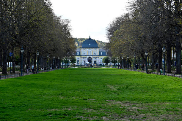 Bonn, Germany, October 26, 2022 - The baroque Poppelsdorf Palace as seen from Poppelsdorfer Allee.