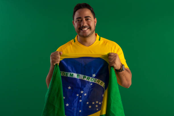 istock Brazilian man, soccer fan 1438445914