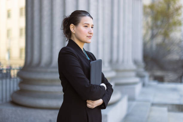 istock Female politician 1438446534
