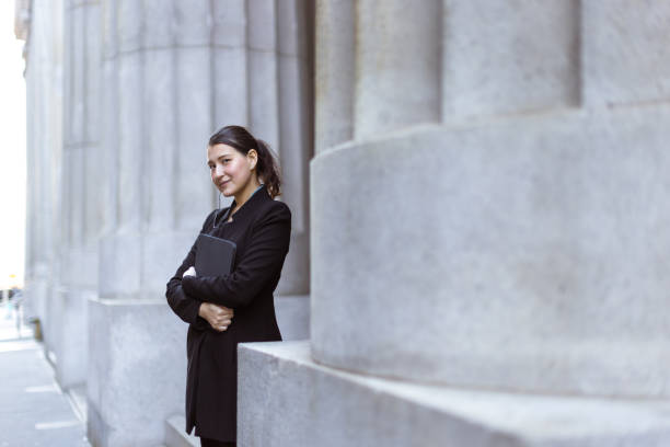 istock Female politician 1438447003