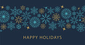 istock Christmas Snowflake Card 1438454472
