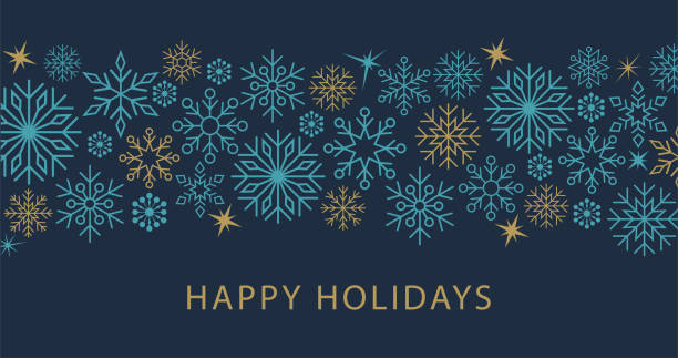 Christmas Snowflake Card Vector illustration of Christmas snowflake card wallpaper decor stock illustrations