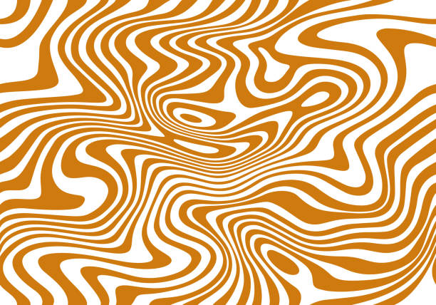 ilustrações de stock, clip art, desenhos animados e ícones de abstract seamless pattern with flowing salted caramel. vector sweet texture. creative food background for packaging design and advertisement - chocolate backgrounds swirl pattern