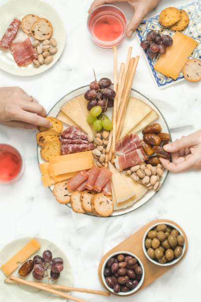 istock Cheese board brunch for a party 1438456744