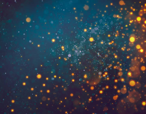 stockillustraties, clipart, cartoons en iconen met abstract background with unfocused particles and sparkling specks of dust - atmospheric setting