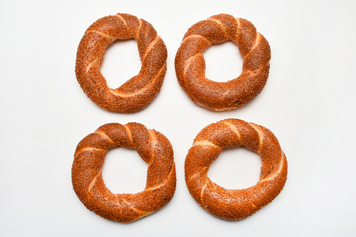 The pretzel (New Year's pretzel) is a specialty from southern Germany for the New Year.\nFresh homemade pretzels made from yeast dough