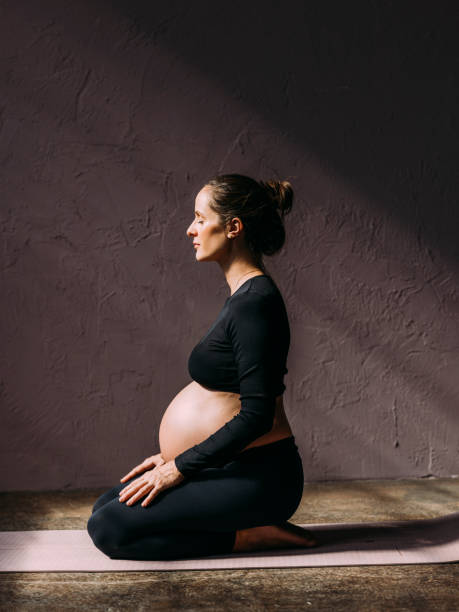 istock Pregnant Woman Relaxing After A Workout 1438477894