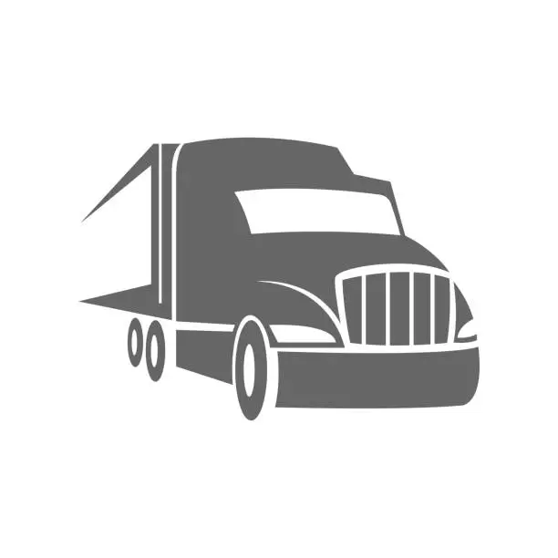 Vector illustration of Truck logo icon design illustration