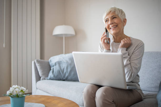 istock Woman working from home 1438494912