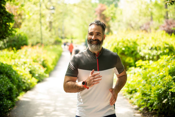 istock Sporty man running 1438502233