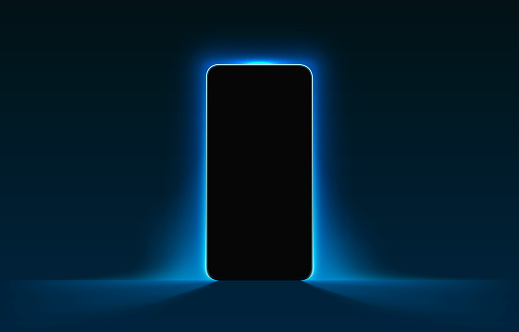Mobile Display Vector Smartphone Mobile Screen Technology Mobile Display Light Vector ...
