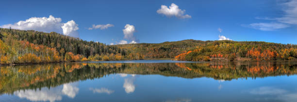 Kolob Reservoir Reflection stock photo