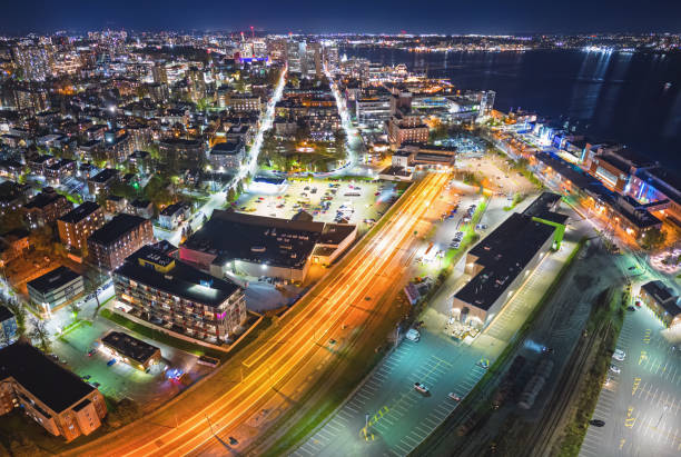 istock Aerial View of Port & Rail District 1438526123