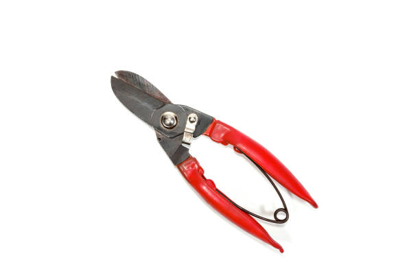 istock red garden scissors on white isolated background 1438551004