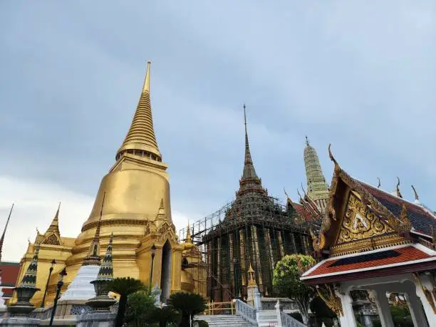 Photo of Wat Phra Kaew is an important royal temple in various royal ceremonies.
