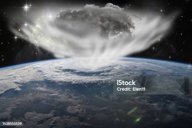 Ozone Hole Concept Of Air Leakage From Planet Earth To Space Elements Of This Image Furnished By Nasa Stock Photo - Download Image Now