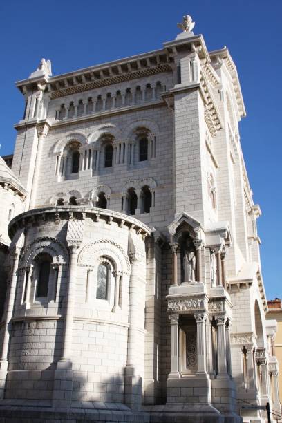 istock Vertical shot of the Monaco Cathedral 1438562926