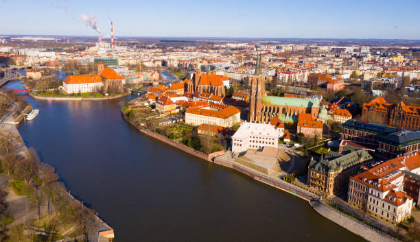 istock Wroclaw with Cathedral of St. John the Baptist 1438567982