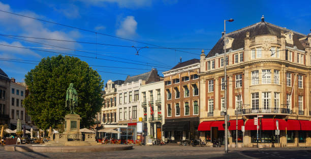istock Overview of Plaats in Hague, Netherlands 1438568000