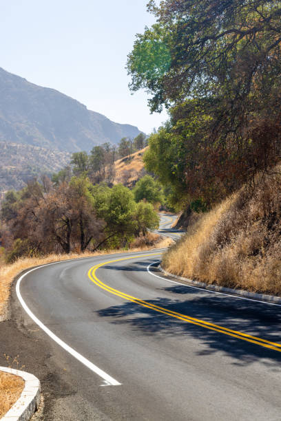 istock Asphalt road and countryside landscape 1438568077