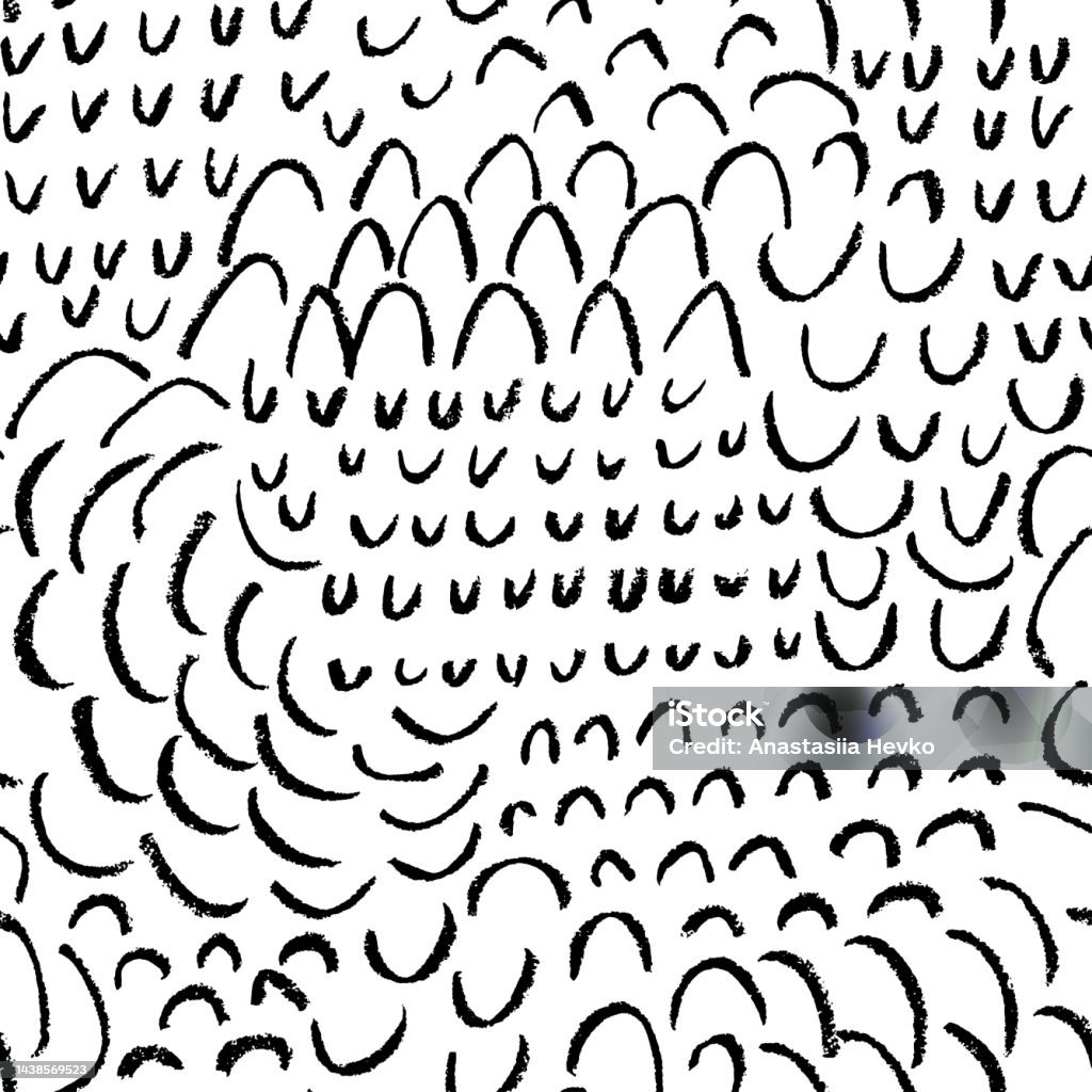 Sketchy Arches Vector Seamless Pattern Stock Illustration - Download ...