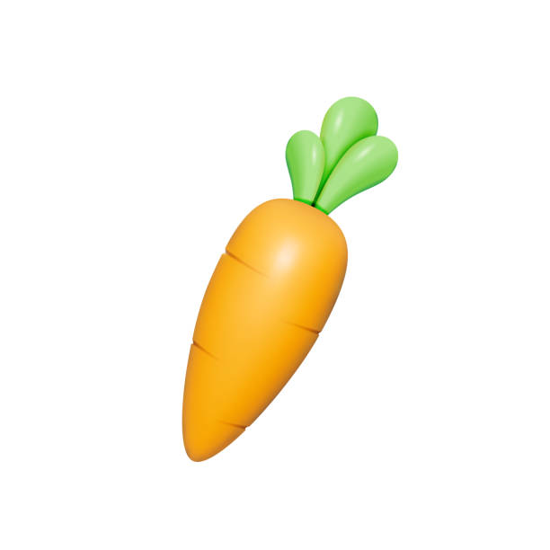 Vector 3d of Carrot, Fresh vegetable concept. Vector 3d of Carrot, Fresh vegetable concept. Eps 10 Vector carrot stock illustrations