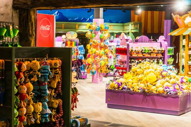 Kownaty, Poland – January 06, 2019: The Majaland Kownaty indoor attraction park.