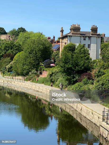 Vertical Shot Of The Landmarks Of Portmeirion Tourist Village In Gwynedd North Wales Uk Stock Photo - Download Image Now