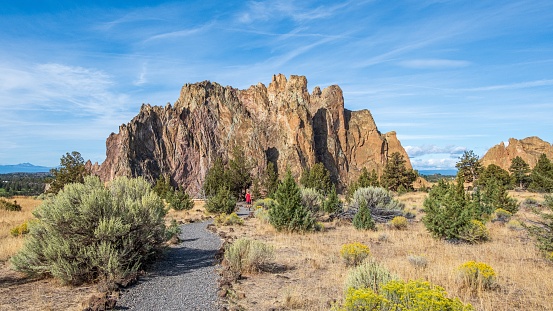 Smith Rock State Park for hiking in Terrebonne, USA