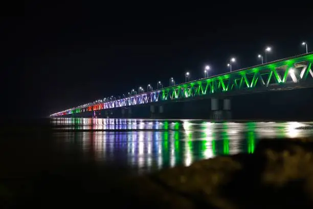 Photo of LONG EXPOSURE PHOTOGRAPHY (NIGHT TIME)Bogibeel Bridge