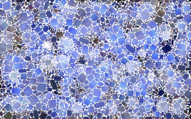 istock Illustration of a mosaic pattern in vibrant colors 1438583400