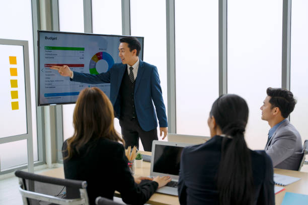 istock Employees are meeting at office. 1438589672