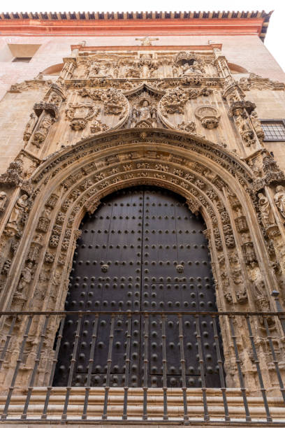 Málaga Cathedral in Malaga, Spain stock photo
