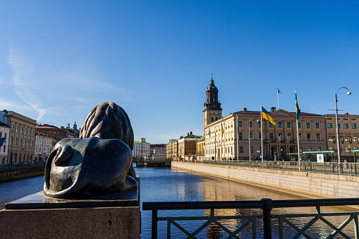 View from Burunnsparken city centre of Gothenburg
