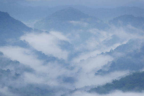 Wuyishan, Wuyishan City, Fujian Province - the view of mountains facing the sky at sunrise