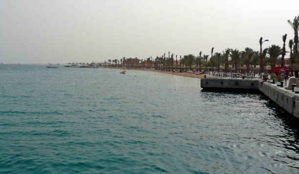 istock Port and beach of Hurghada - Egypt 1438594765