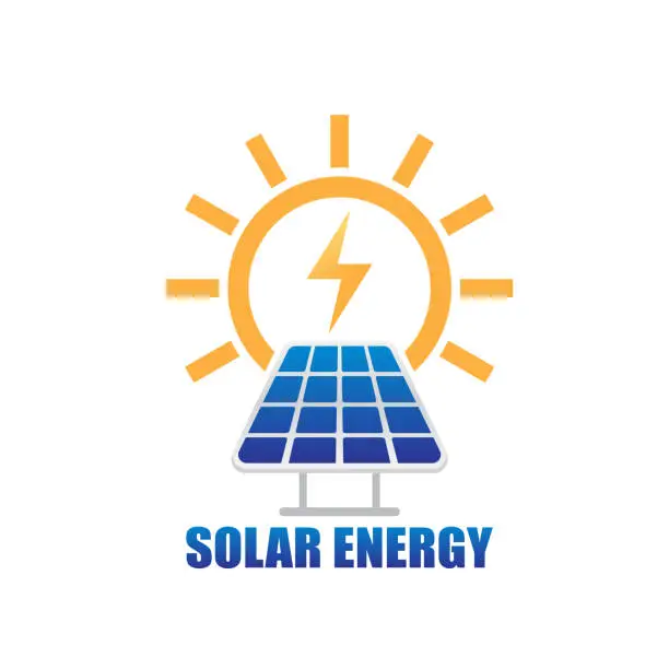 Vector illustration of solar energy