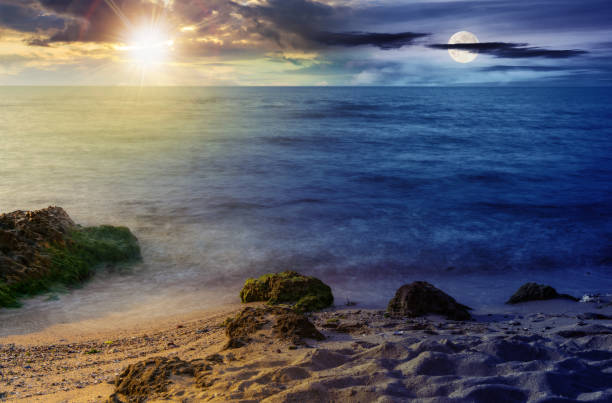 istock minimalistic seascape in summer at twilight 1438599364