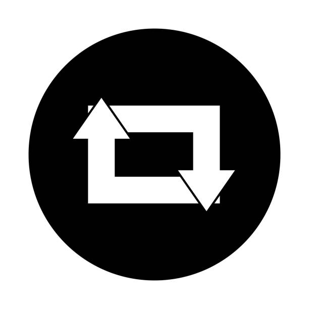 refresh icon Update icon vector. Reload symbol. refresh icon transfer print stock illustrations
