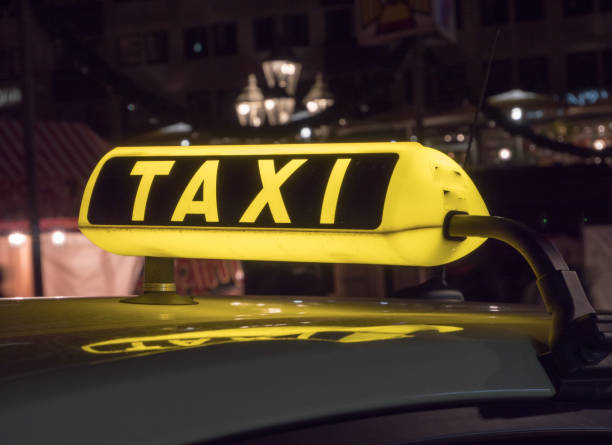istock Taxi sign in Germany 1438601522