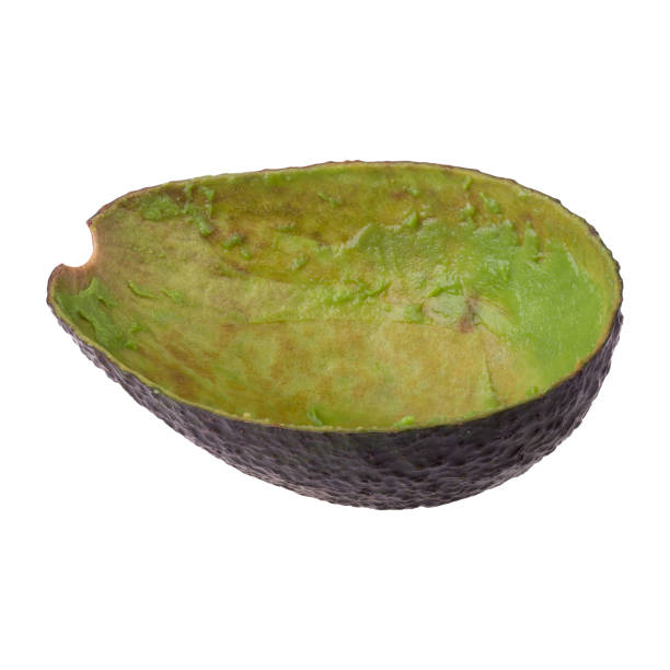istock Fresh avocado isolated on a white background 1438605122