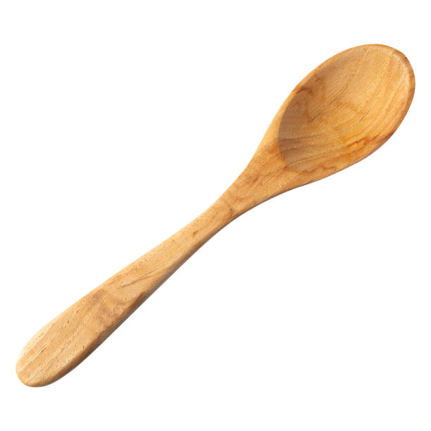 istock Wooden Spoon isolated on a white background. 1438605128