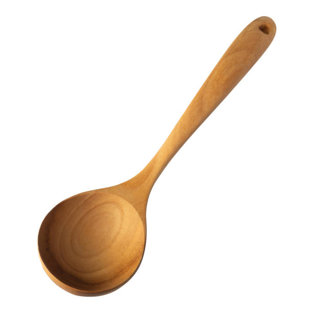 istock Wooden Spoon isolated on a white background. 1438605149
