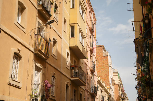 istock Buildings in Barceloneta area, Barcelona 1438605301