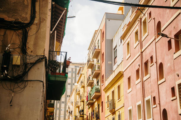 istock Buildings in Barceloneta area, Barcelona 1438605309