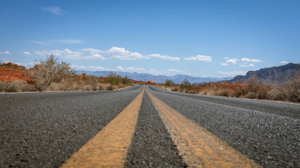 istock Driving and walking through the Valley of Fire State Park 1438608148